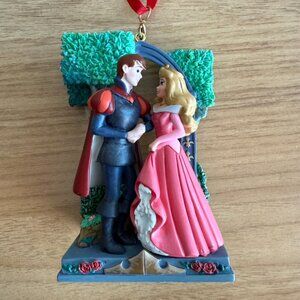 2024 Disney Parks Sleeping Beauty Ornament Pink Dress Aurora Prince Phillip NIB